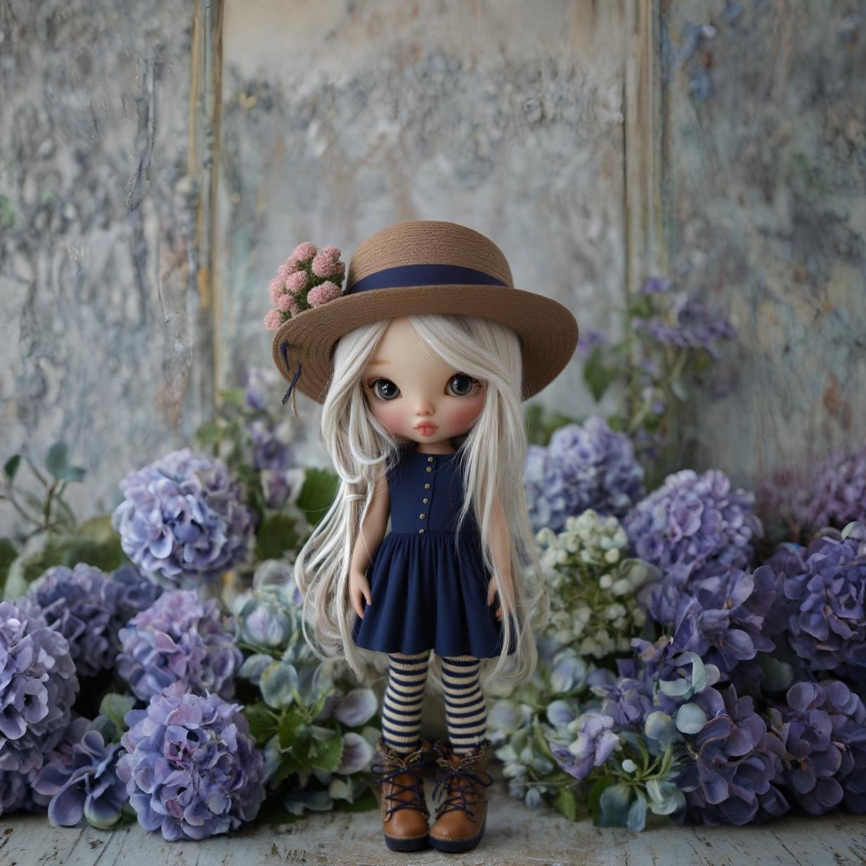 Panela - Punčka s klobučkom 8