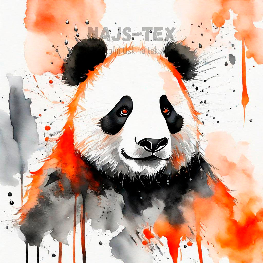 Panela - Watercolor panda