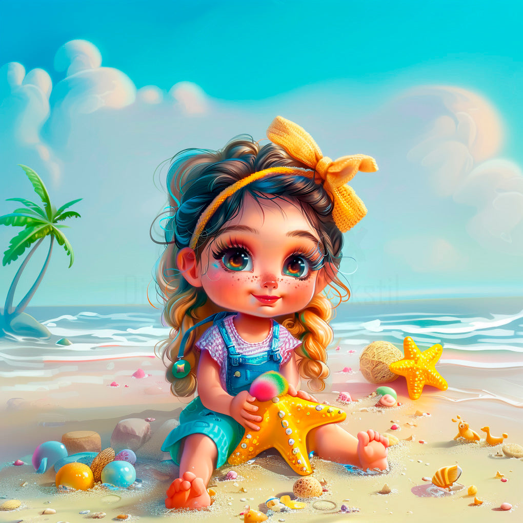 Panela - Punčka na plaži 5
