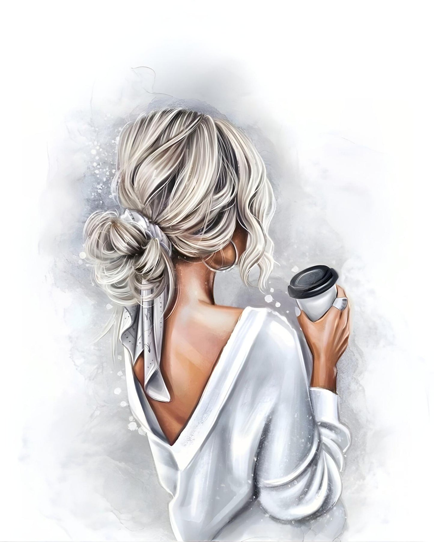 Panela - Ženska s kavico