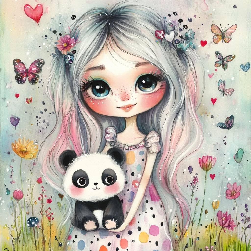 Panela - Punčka s pandico 5