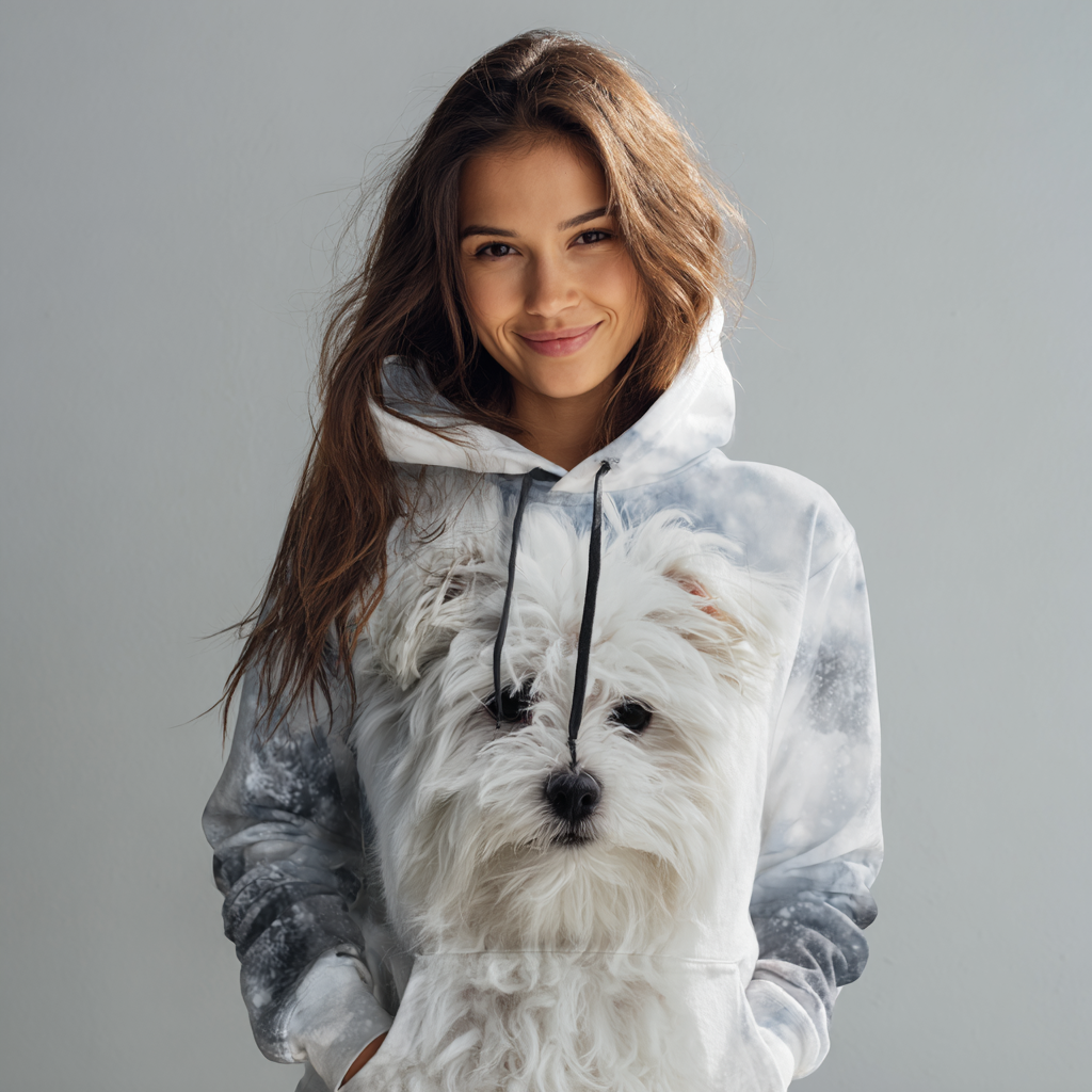 Hoodie s sliko vašega psa