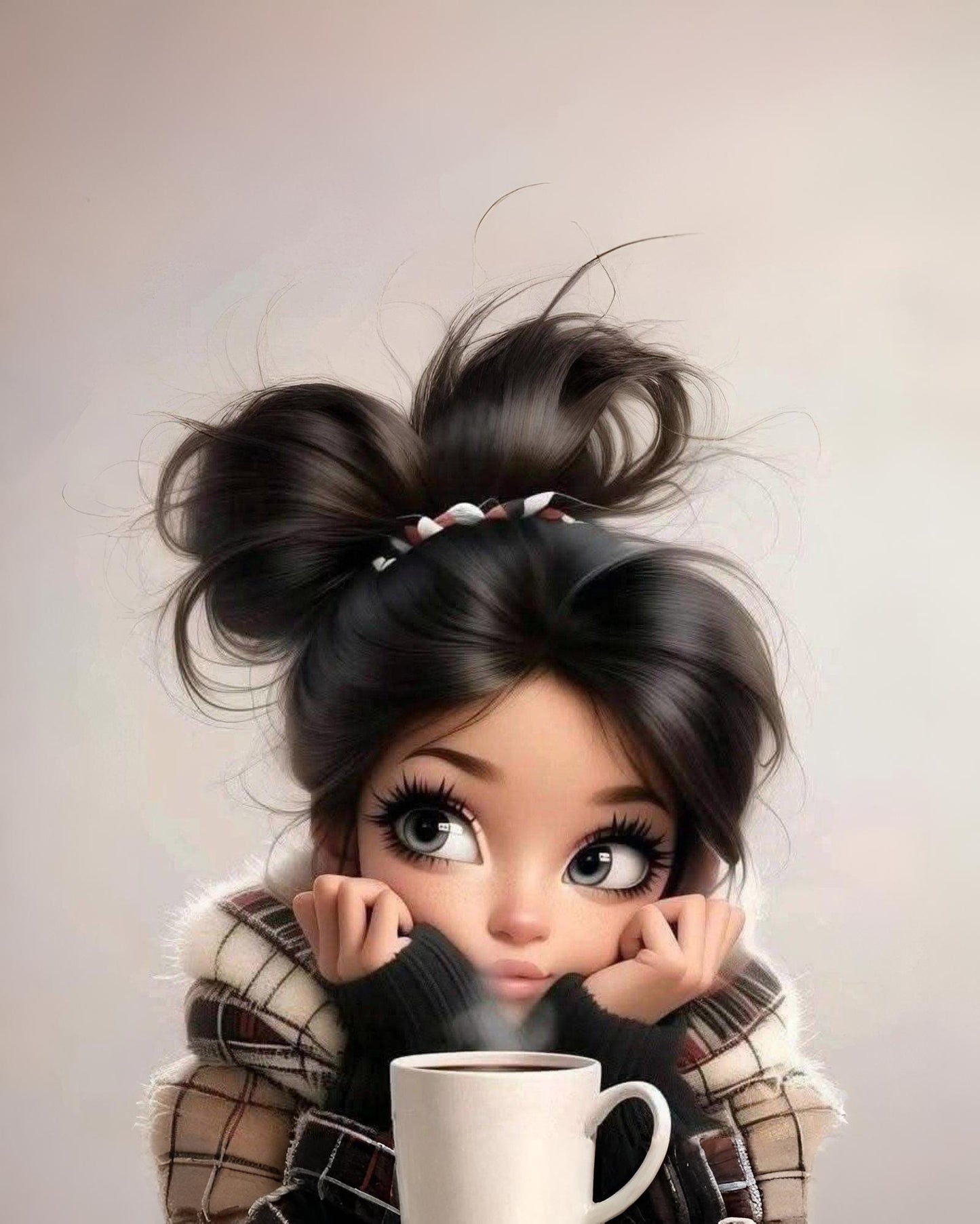 Panela - Punčka s kavo