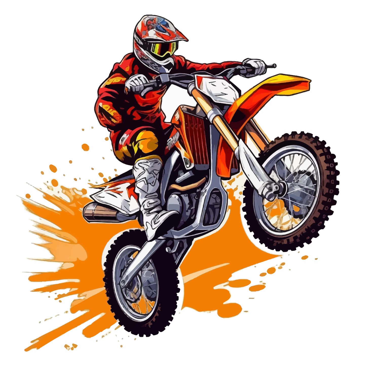 Dtf preslikač - Motocross