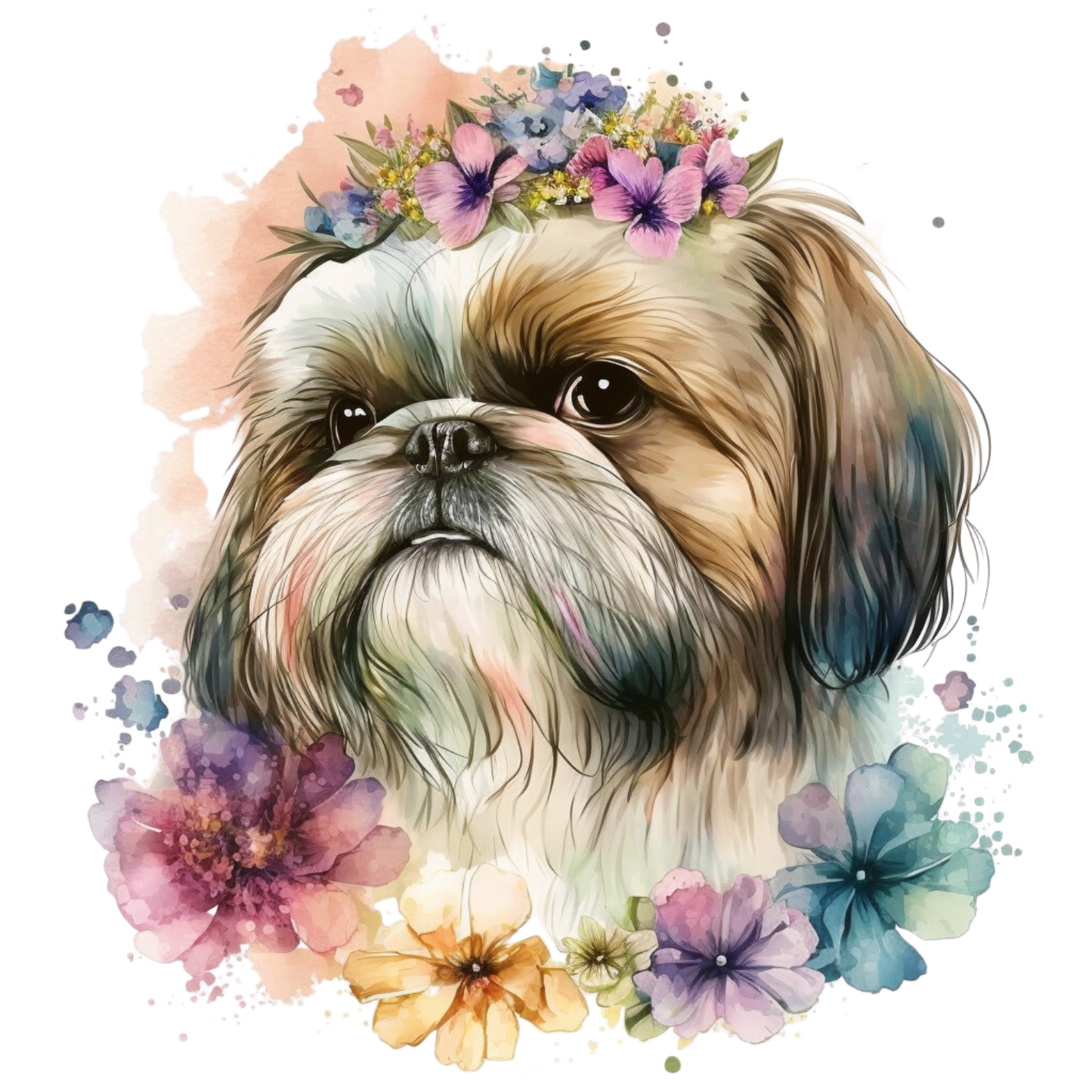 Dtf preslikač - Shih tzu