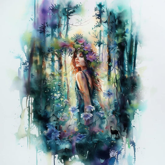 Panela - Watercolor ženska_4