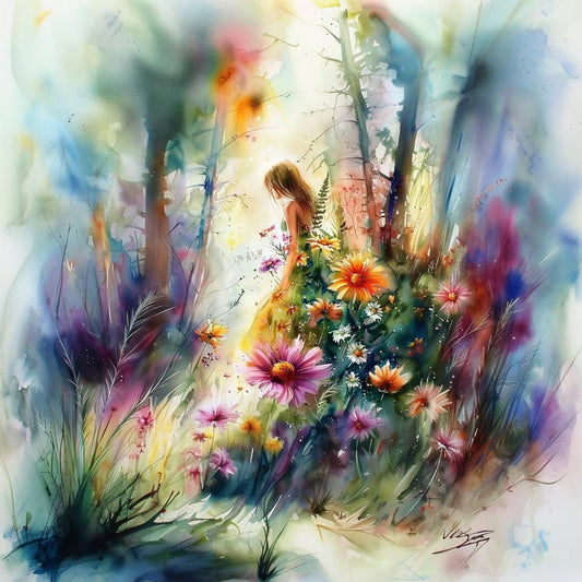 Panela - Watercolor ženska_5