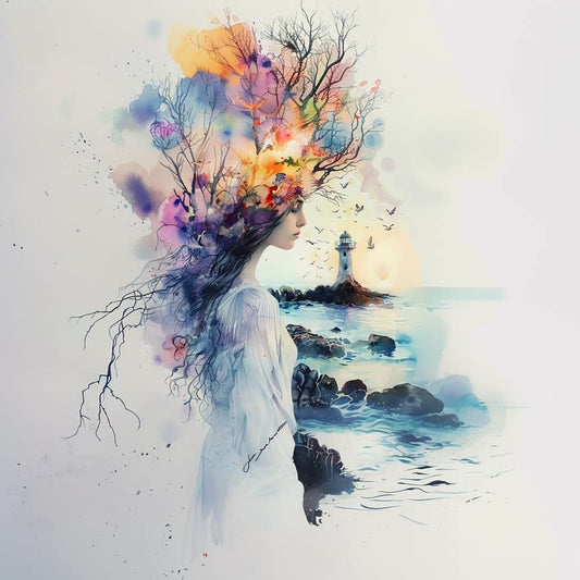 Panela - Watercolor ženska_7