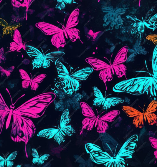 Tisk vzorca po naročilu - Metulji 8