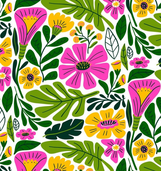 Tisk vzorca po naročilu - Cvetlice 14