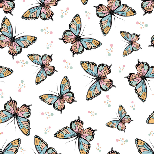 Tisk vzorca po naročilu - Metulji 6