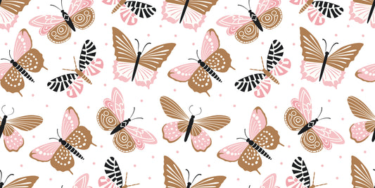 Tisk vzorca po naročilu - Metulji 7