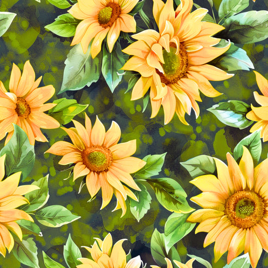 Tisk vzorca po naročilu - Sončnice