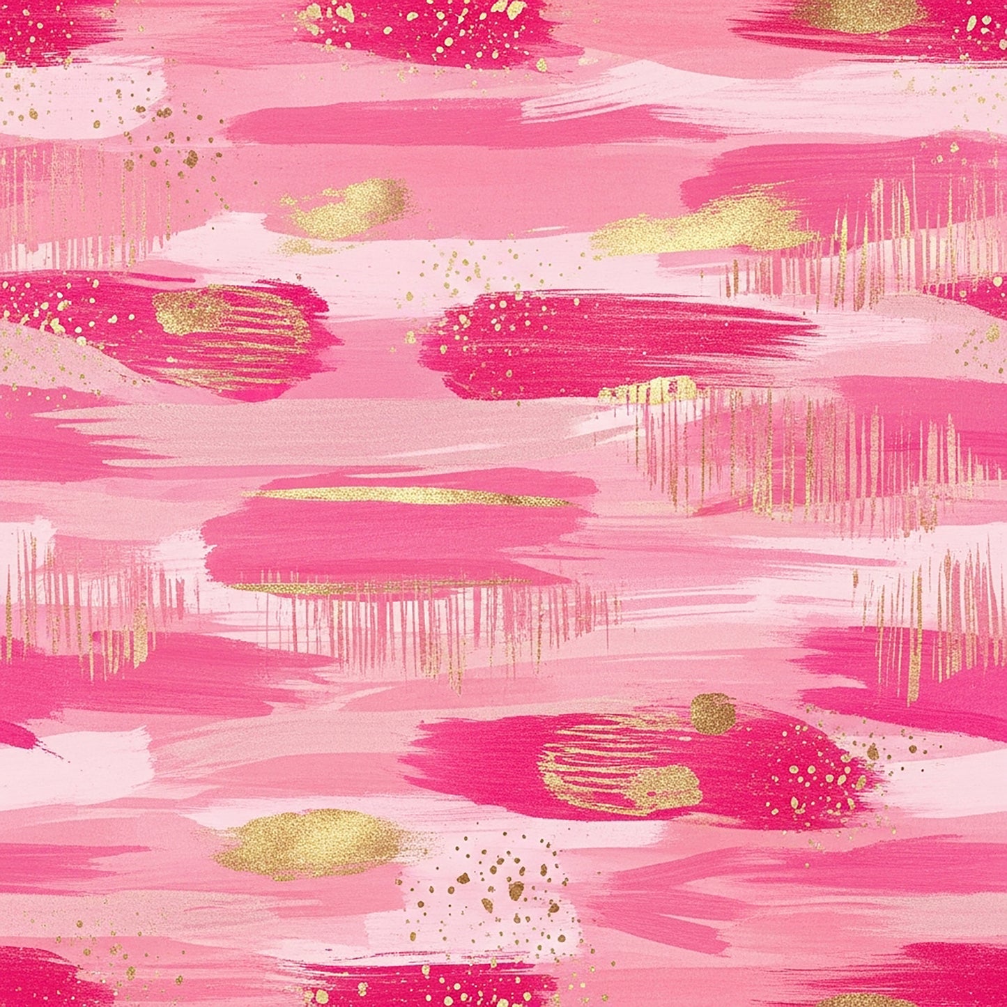 Tisk vzorca po naročilu - Pink abstrakt z zlato 2