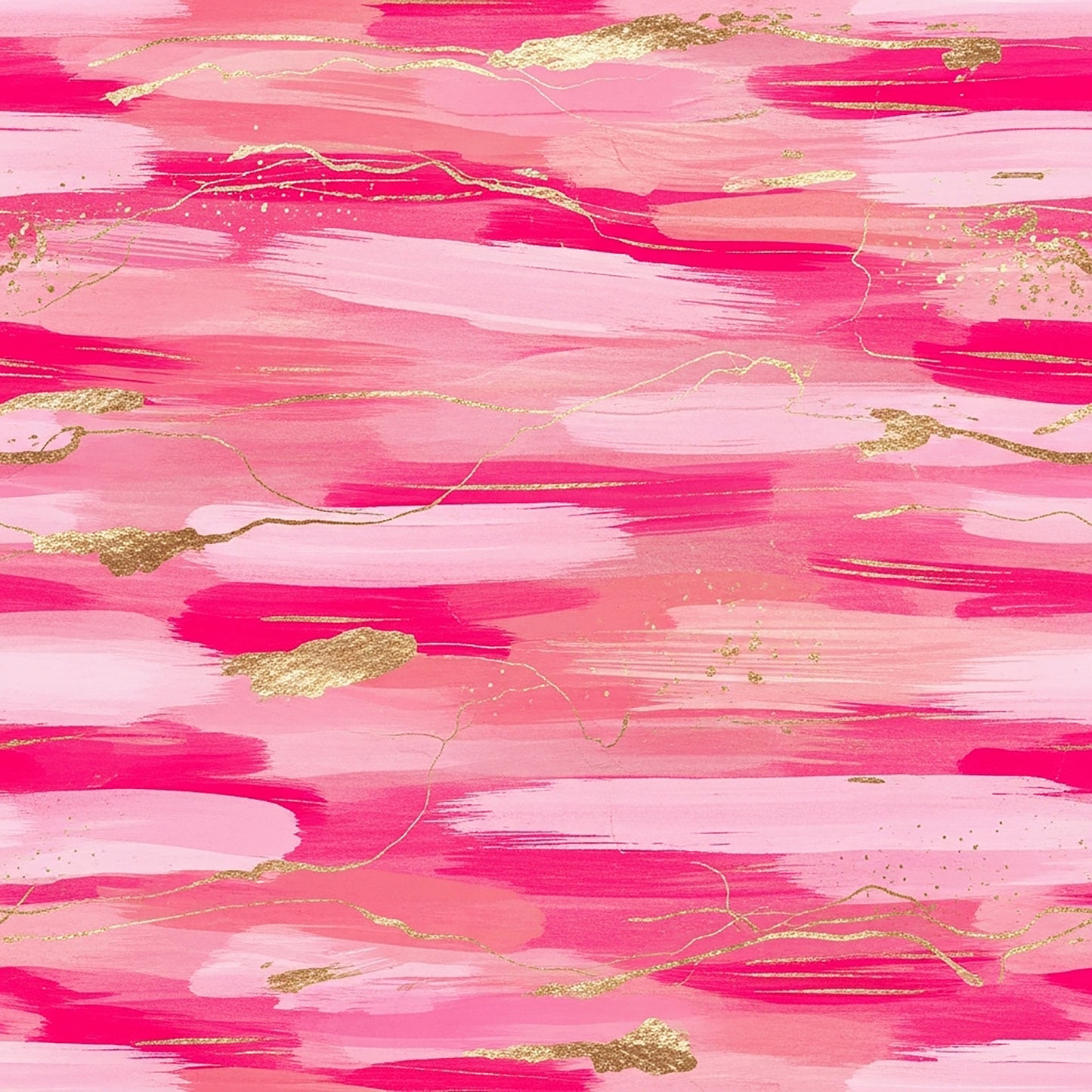 Tisk vzorca po naročilu - Pink abstrakt z zlato