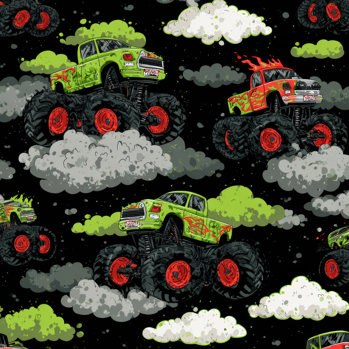 Tisk vzorca po naročilu - Monster truck