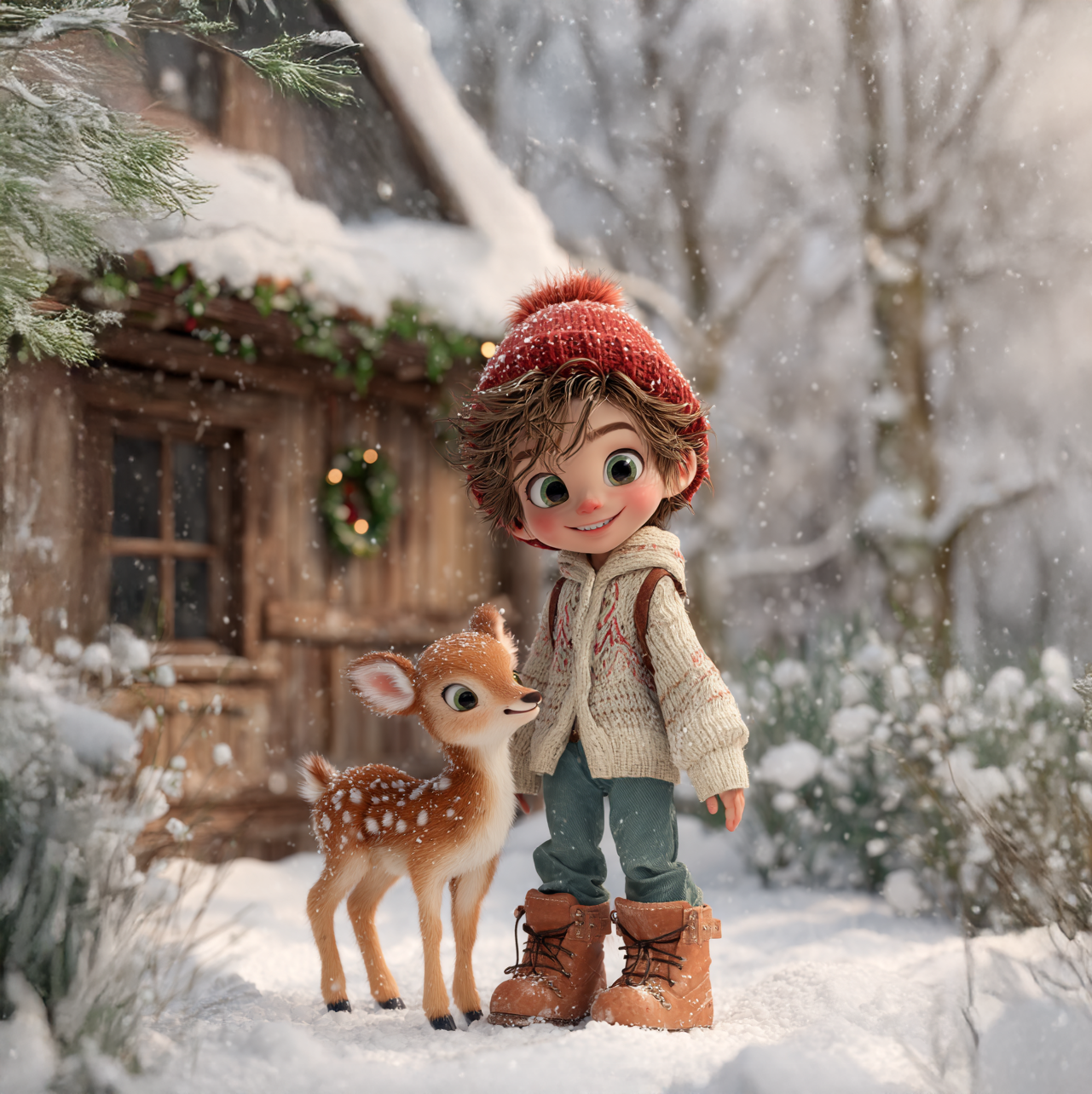 Panela - Zimski Fantek s srnico