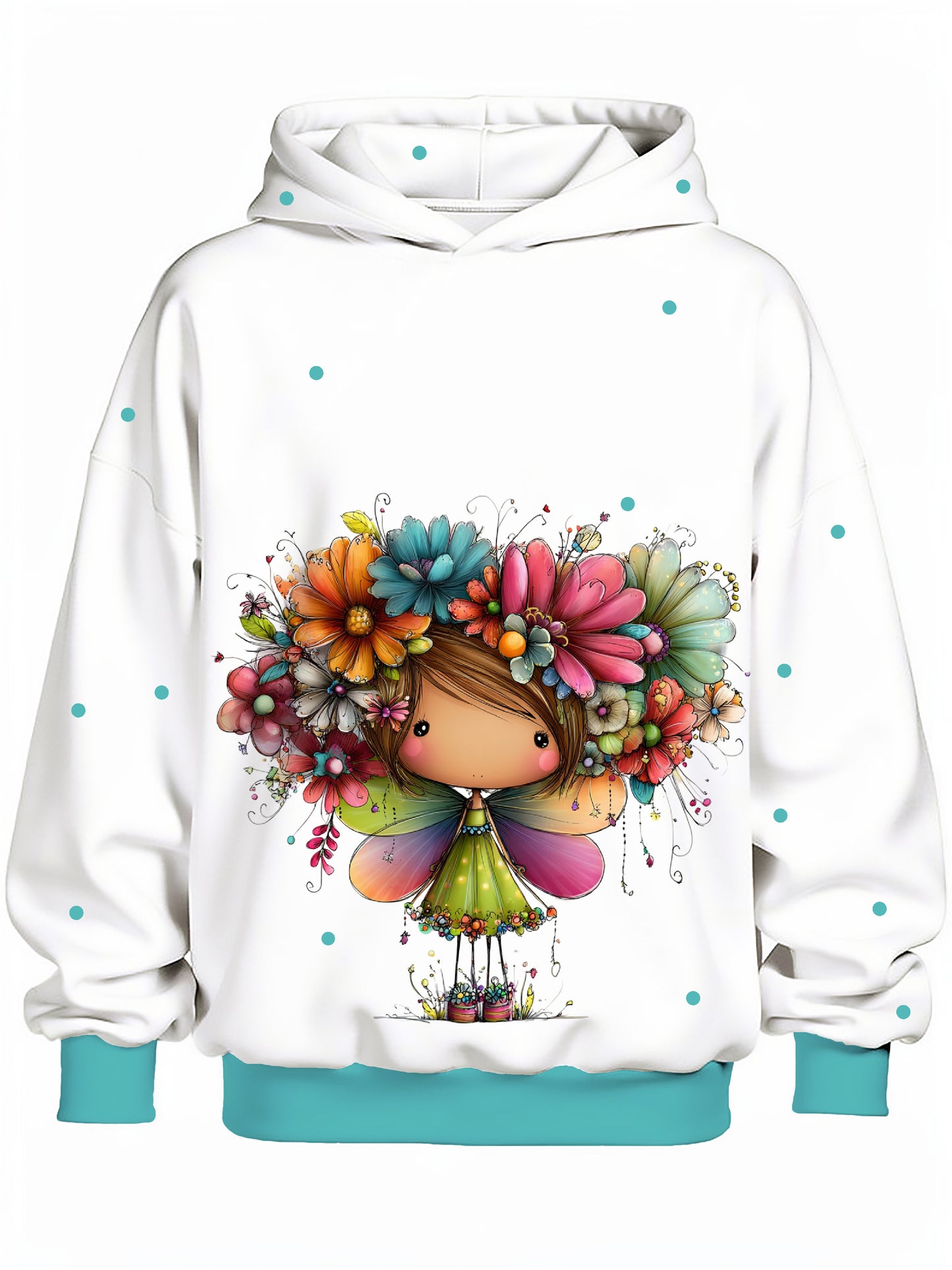 Hoodie - Barvita punčka