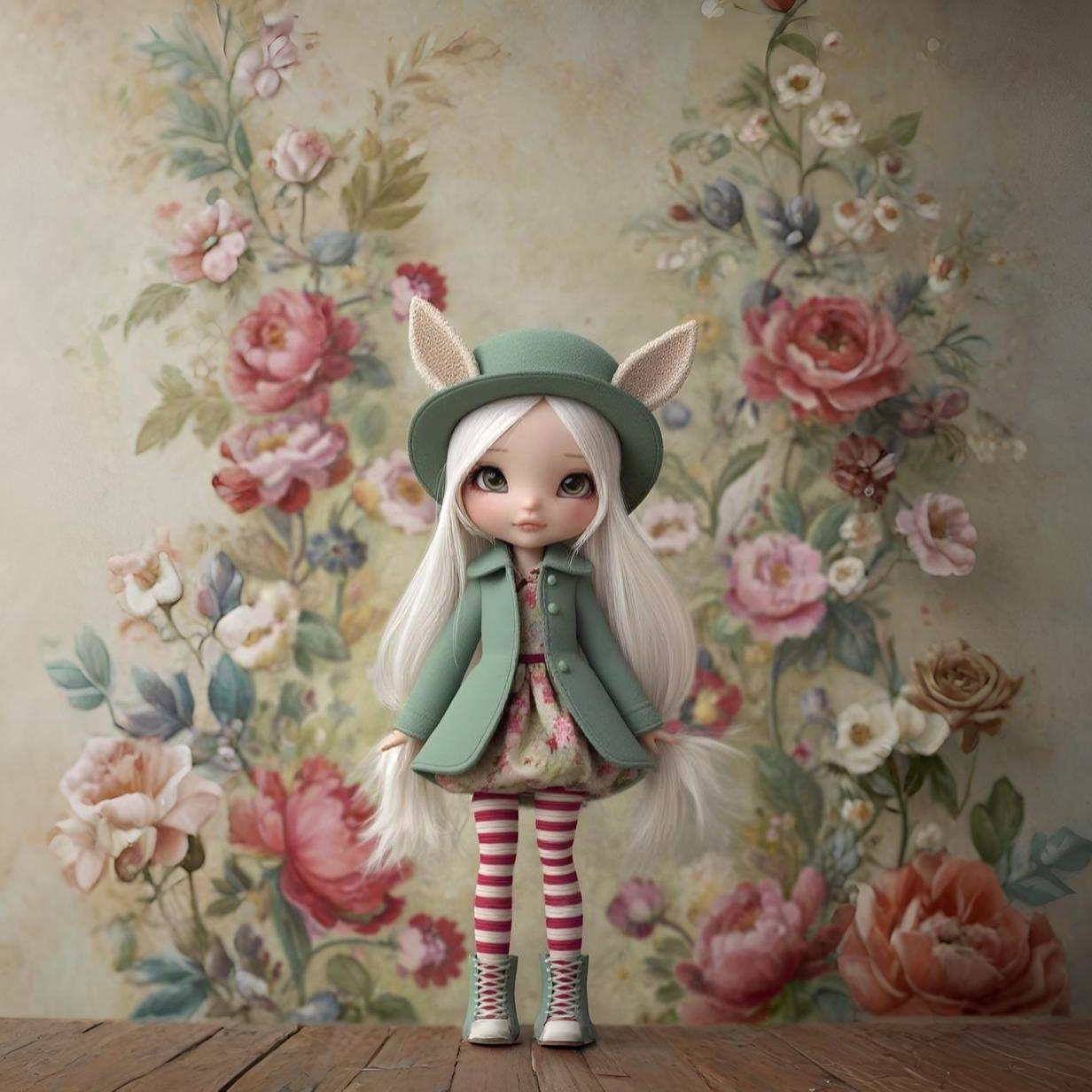 Panela - Punčka s klobučkom 10