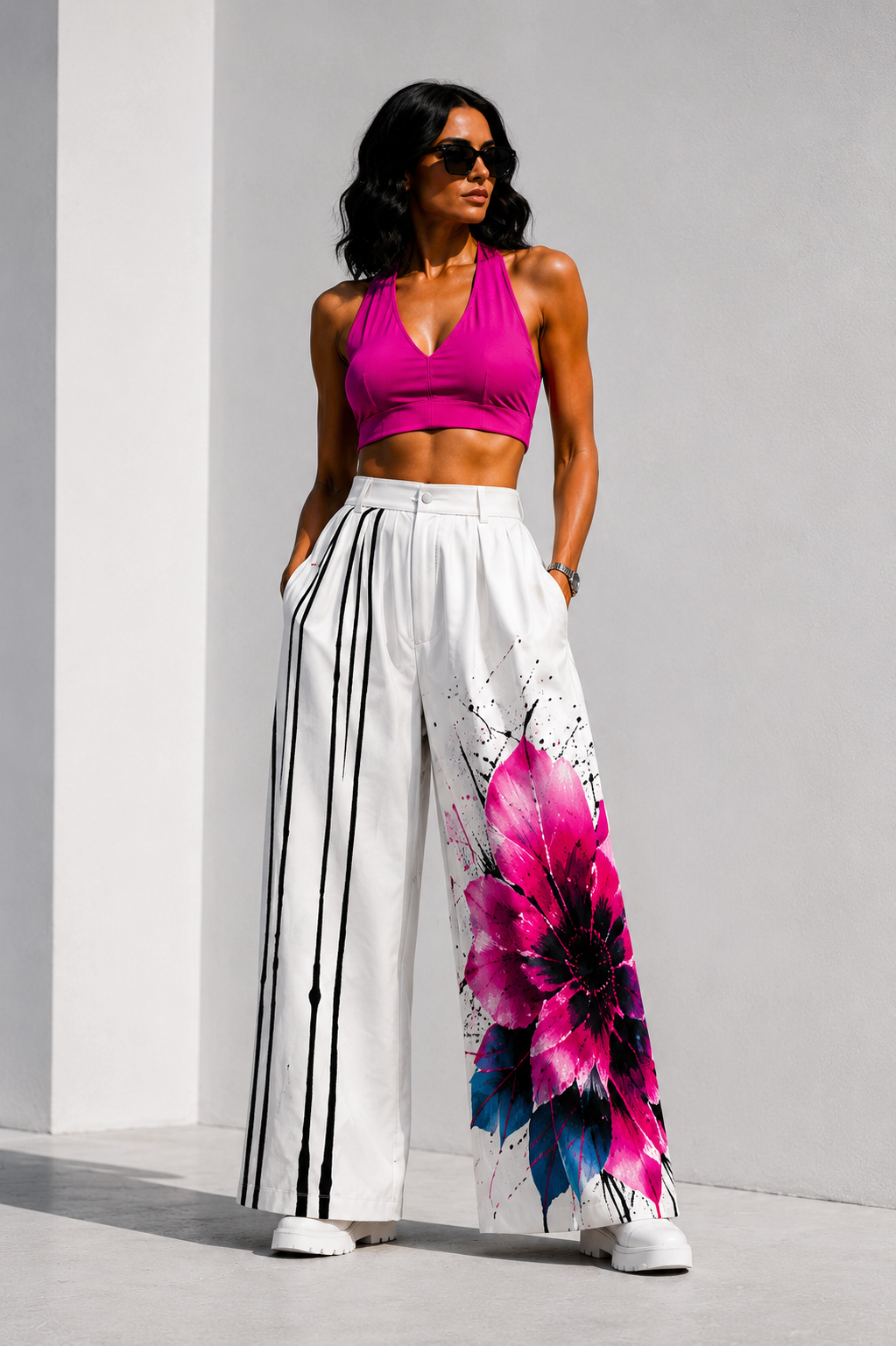Hlače - BLOOM ERROR 01 - WIDE PANTS