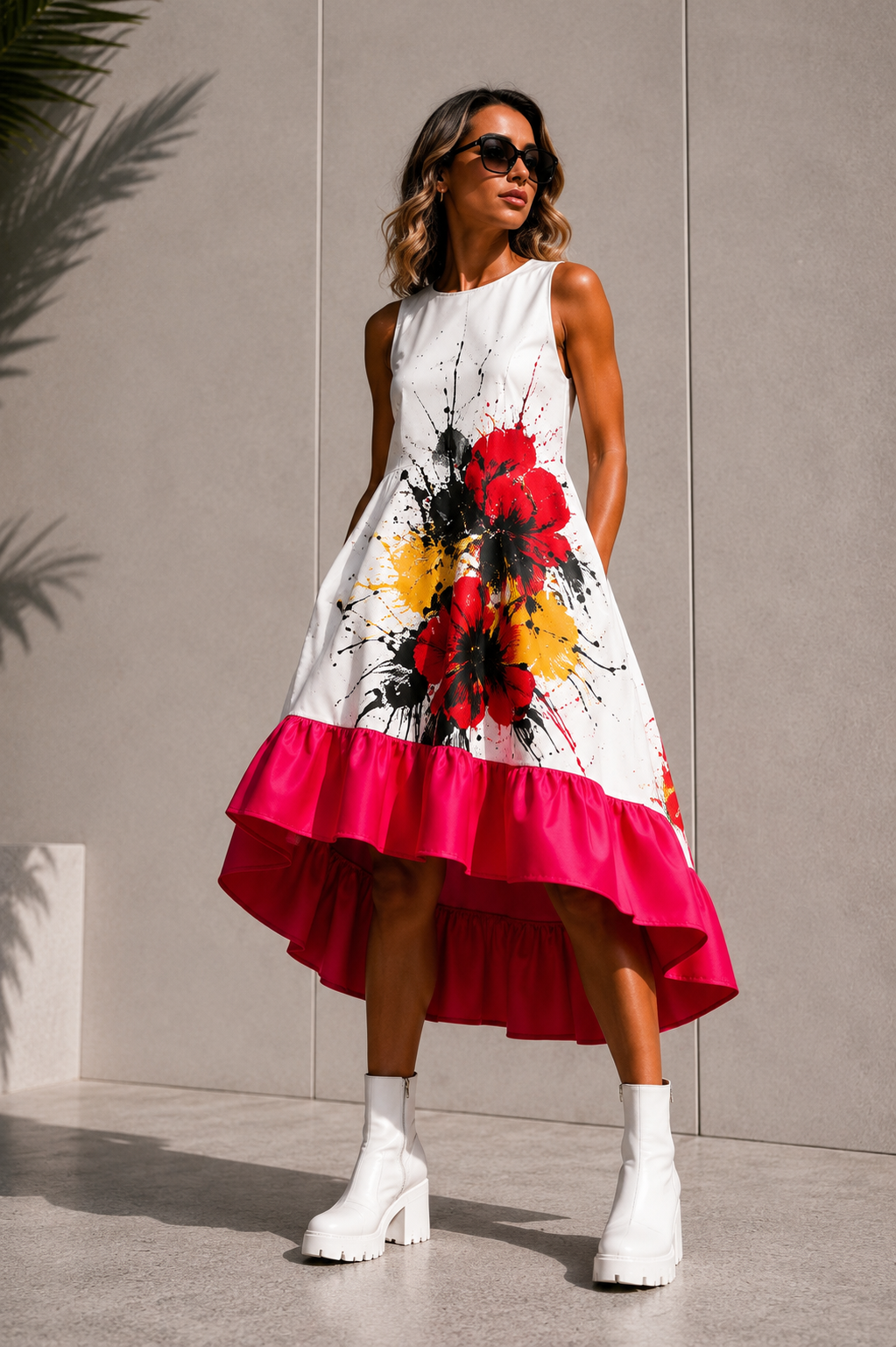 BLOOM ERROR 02 - RUFFLE DRESS