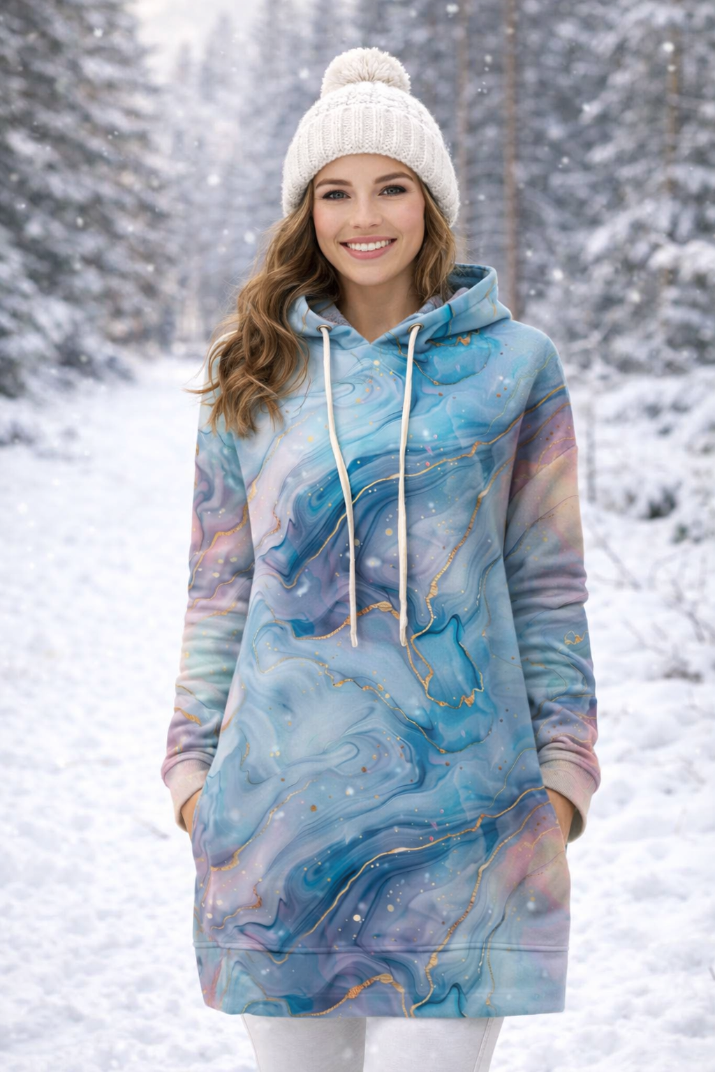 Tunika - Vrtnice s pikami - Marble