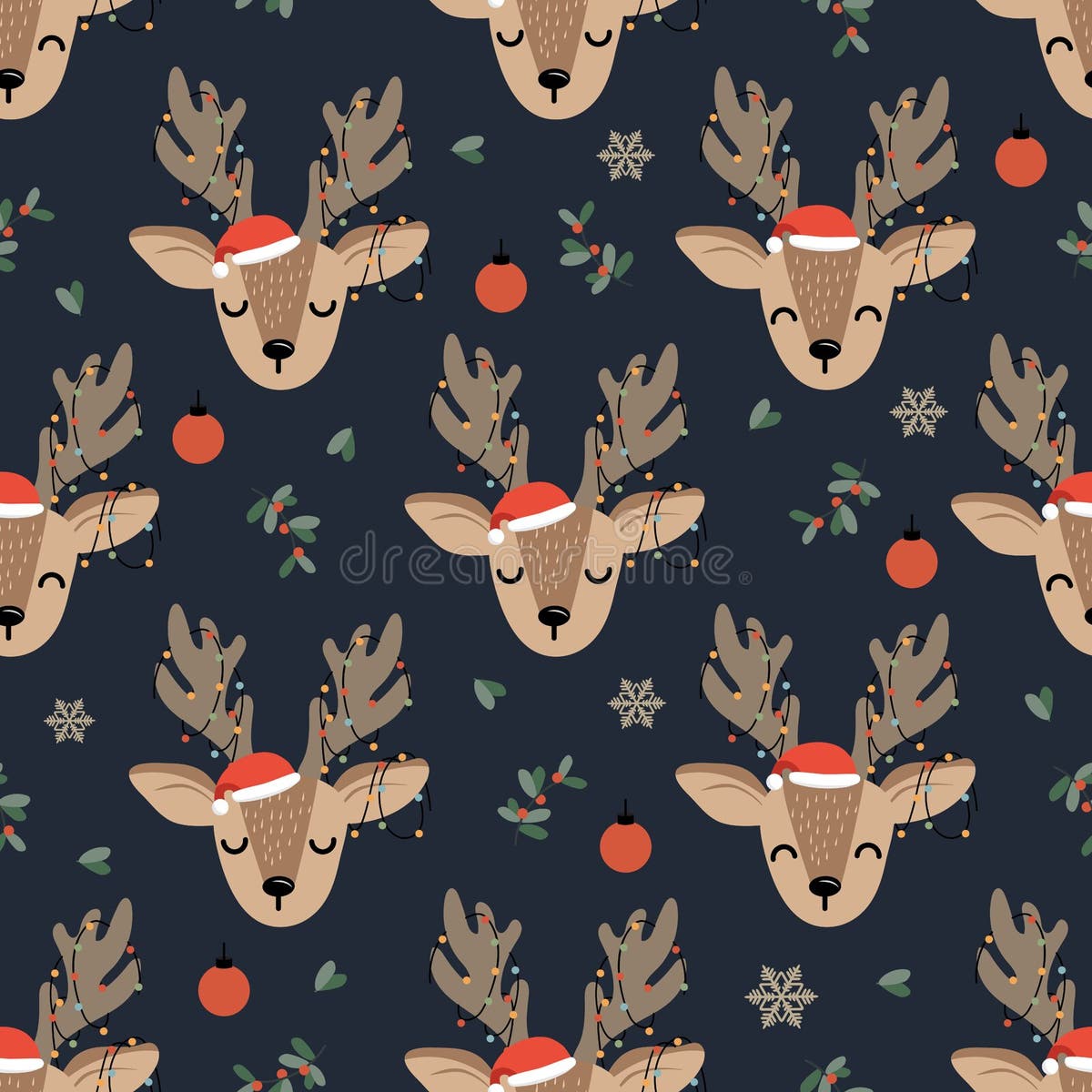 Tisk vzorca po naročilu - Jelenčki 2