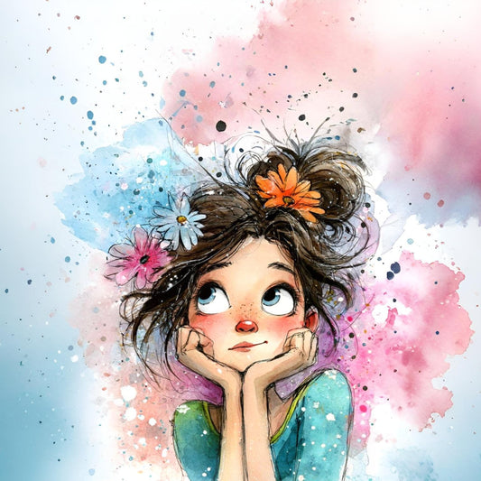Panela - Punčka watercolor 8