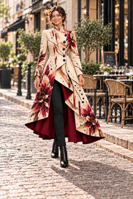 Softshell plašč - GL!TCH – BLOOM REBEL