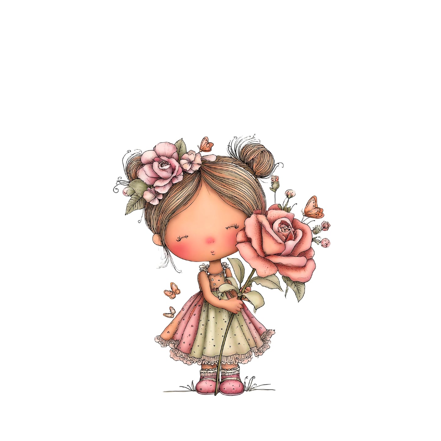 Panela - Punčka z vrtnico