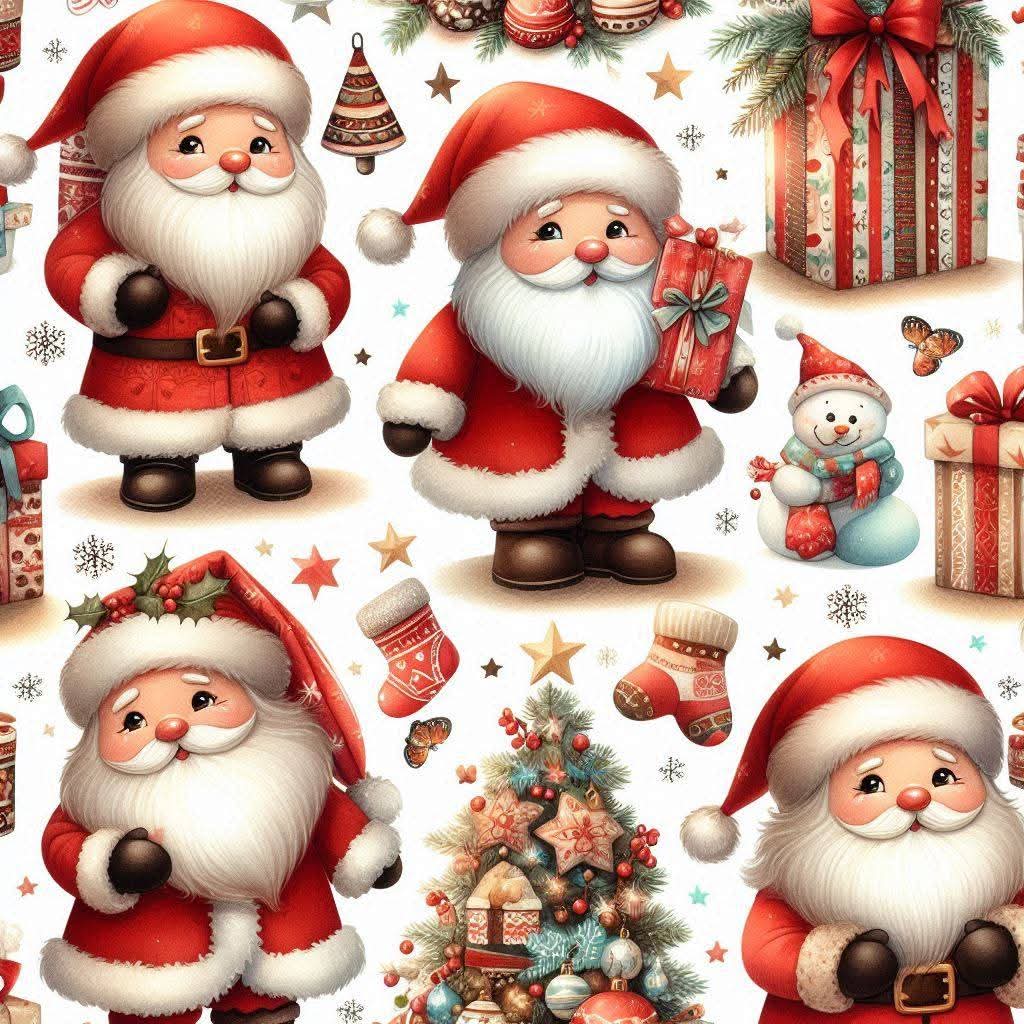 Tisk vzorca po naročilu - Božički