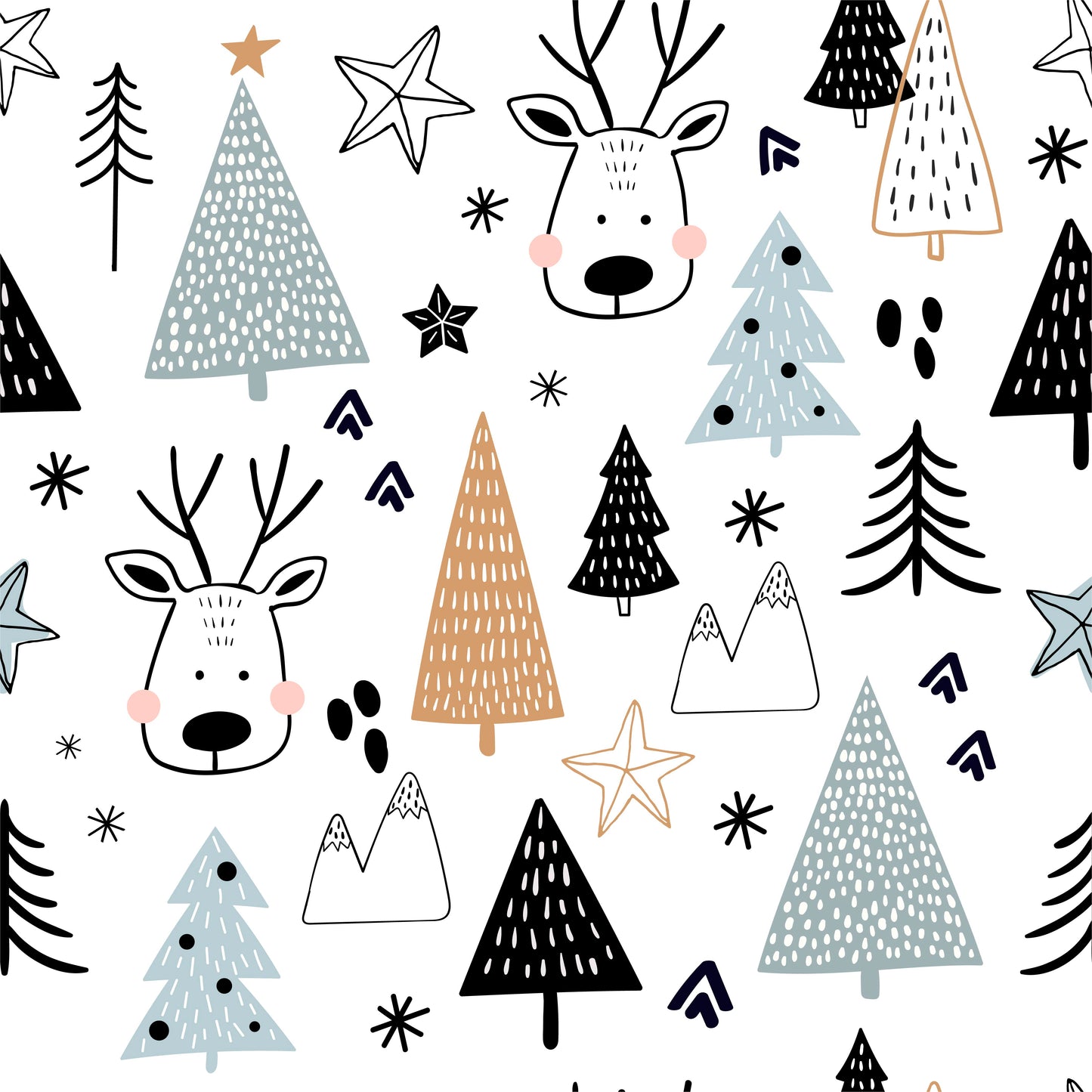 Tisk vzorca po naročilu - Jelenček