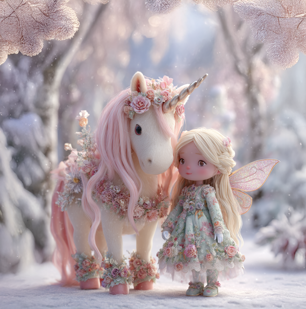 Panela - Zimska Punčka s Samorogom 4