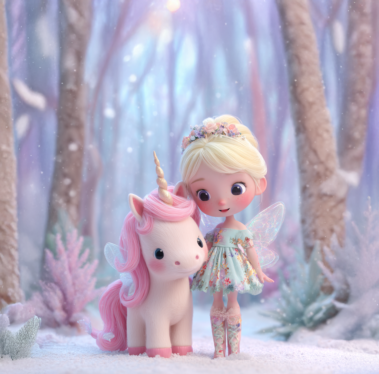 Panela - Zimska Punčka s Samorogom 6