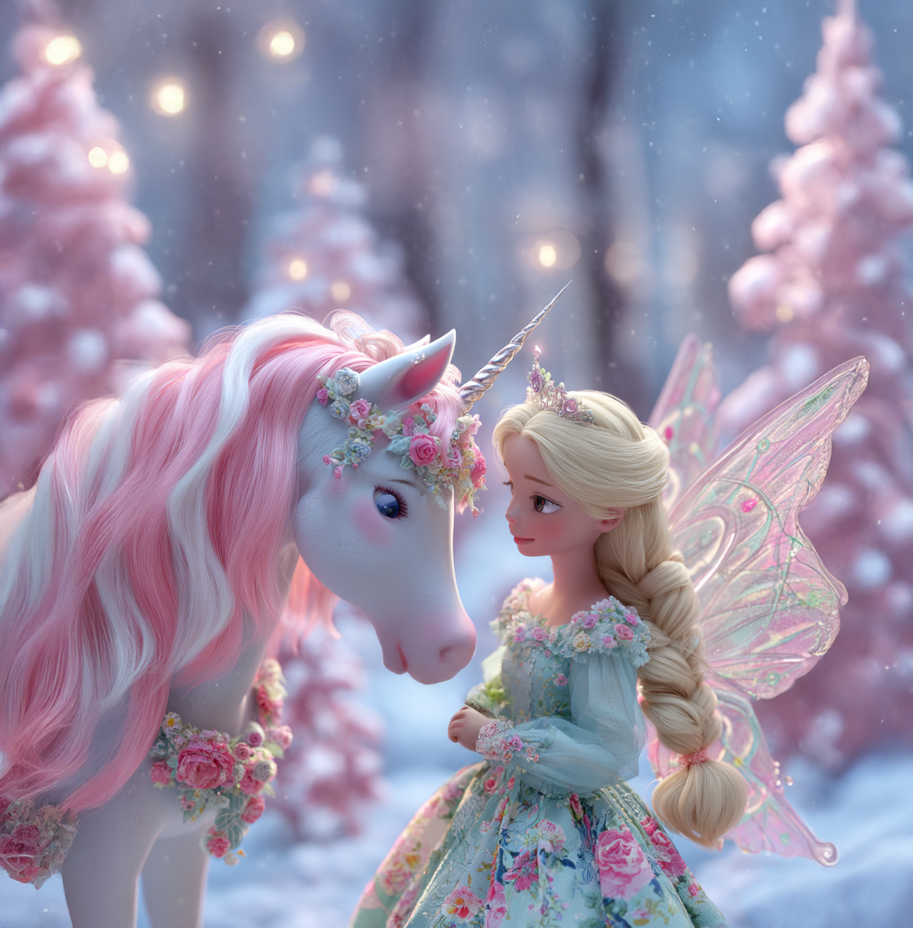 Panela - Zimska Punčka s Samorogom 7