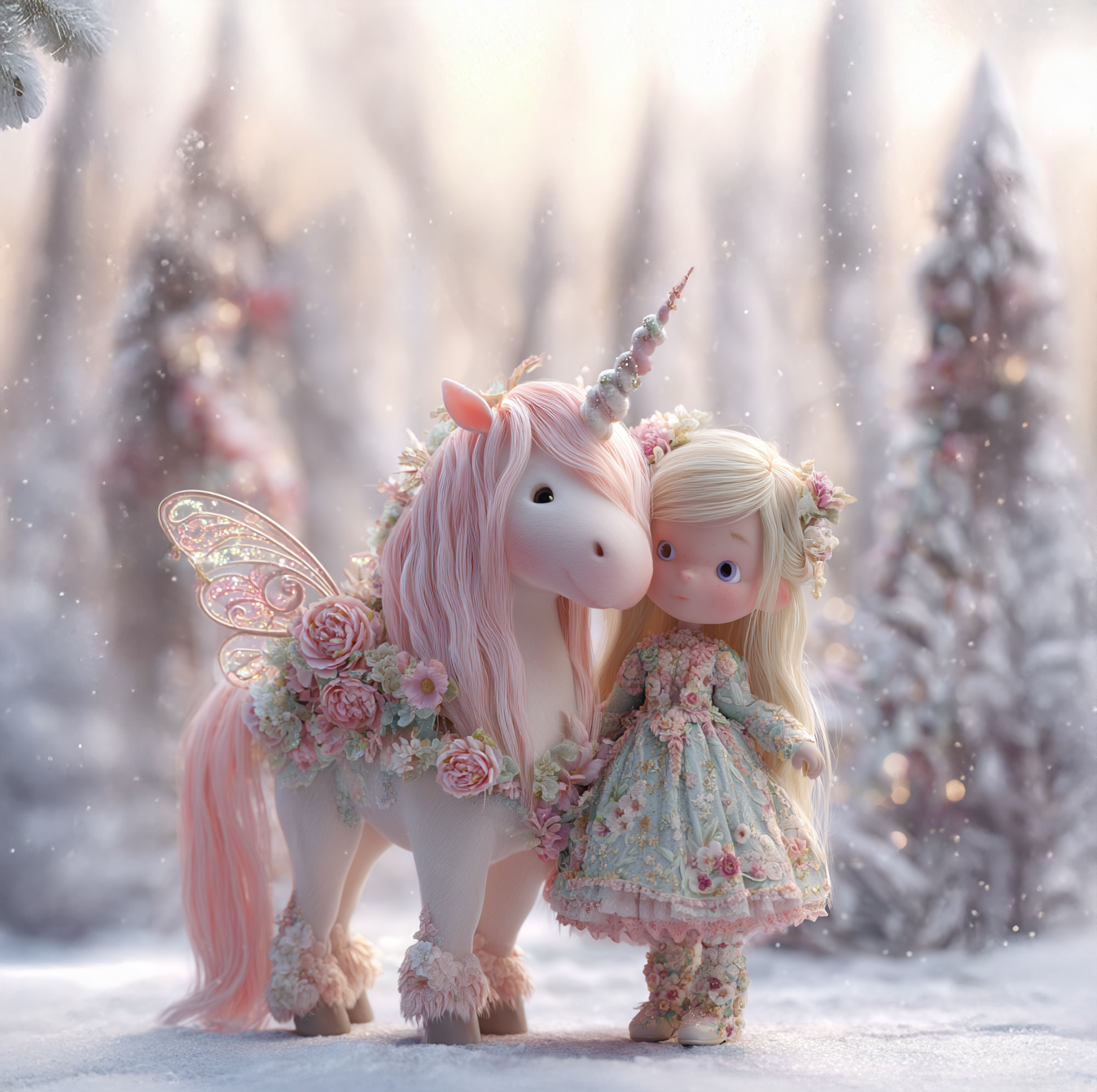 Panela - Zimska Punčka s Samorogom 8