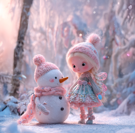 Panela - Zimska Punčka s Snežakom 4